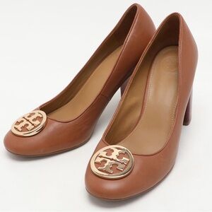 Tory Burch Tan Leather Heels